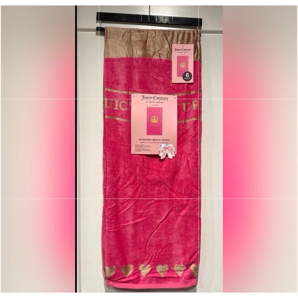 Juicy Couture Crown Beach Towel